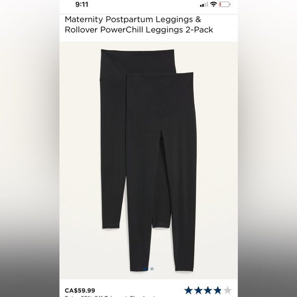 2 PAIRS Xl maternity - Picture 1 of 2